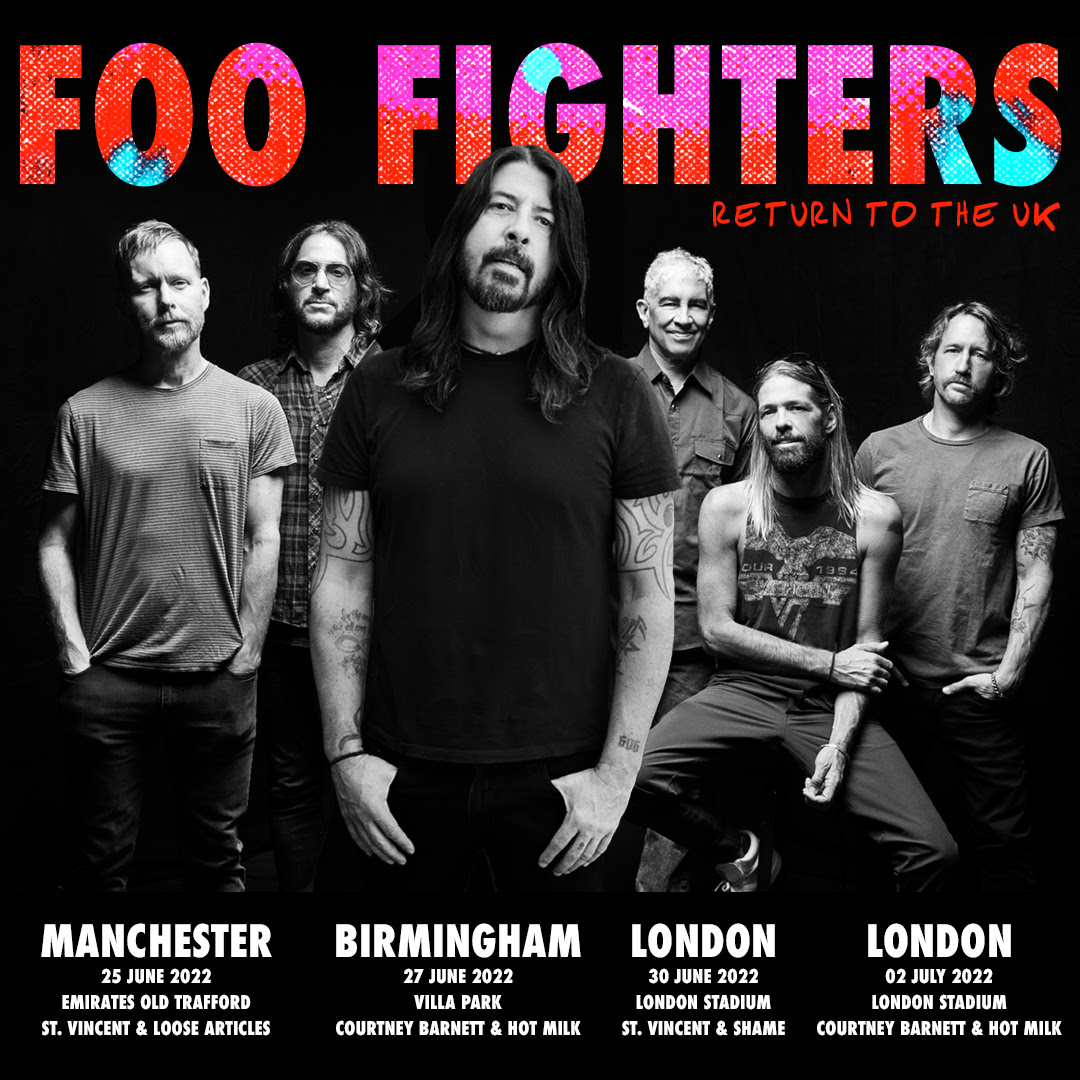 foo fighters tour website