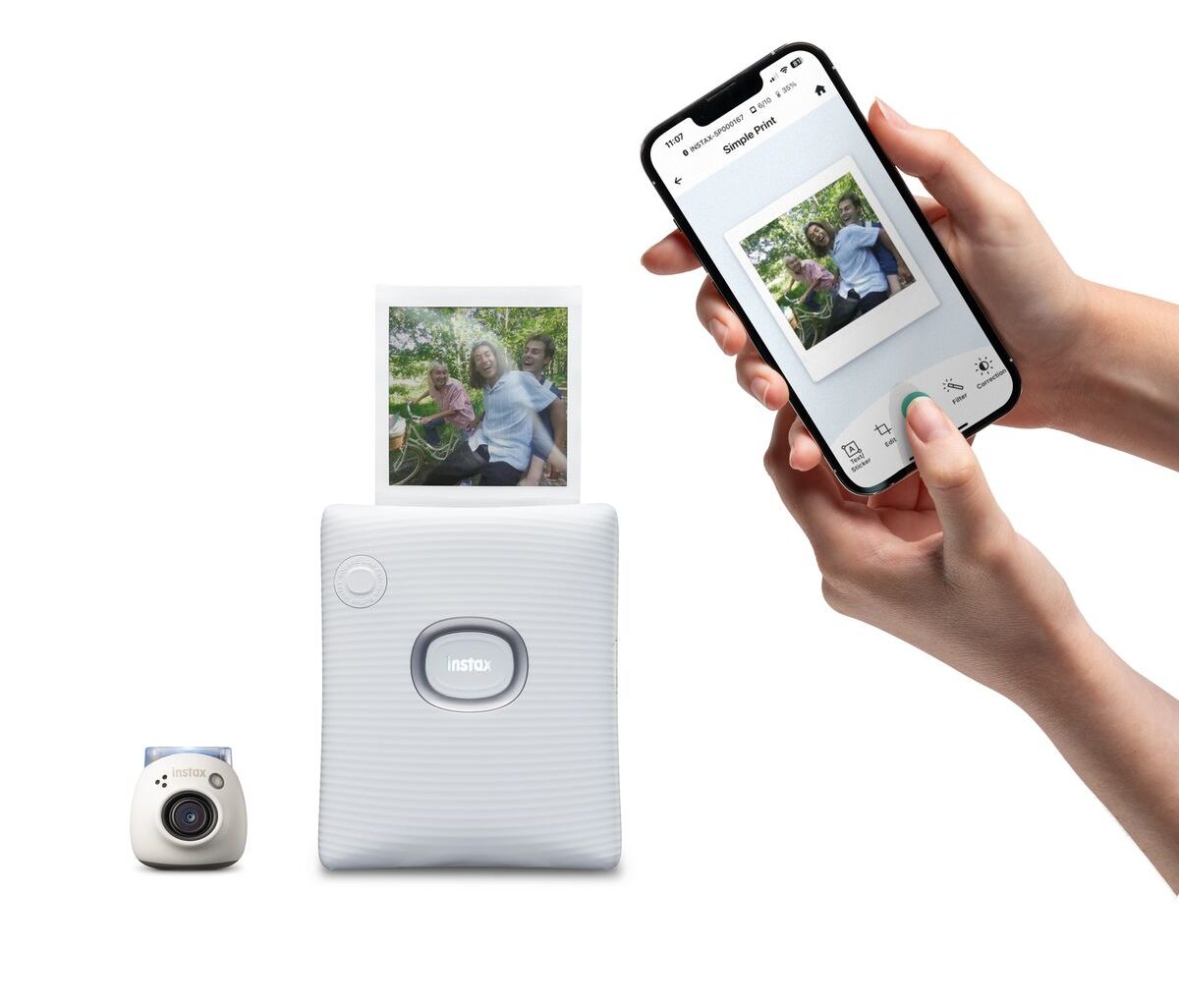 INSTAX Pal: A new palm-sized digital camera that sends photos straight to  your smartphone